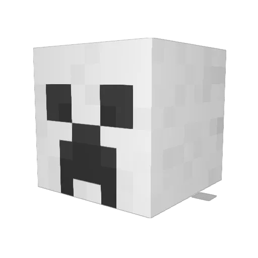 TheProphet2134 Minecraft avatar head, 3D render