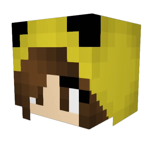 ThePsychoRabbit Minecraft avatar head, 3D render