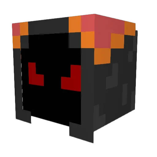 ThePuffyTomato Minecraft avatar head, 3D render