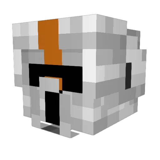 ThePunisherOp Minecraft avatar head, 3D render