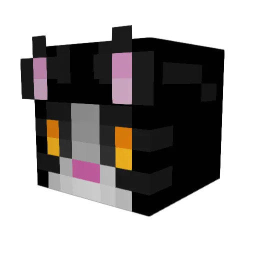 ThePunkyRabbid Minecraft avatar head, 3D render