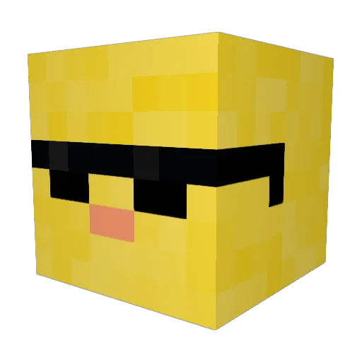 ThePuppyLover8 Minecraft avatar head, 3D render