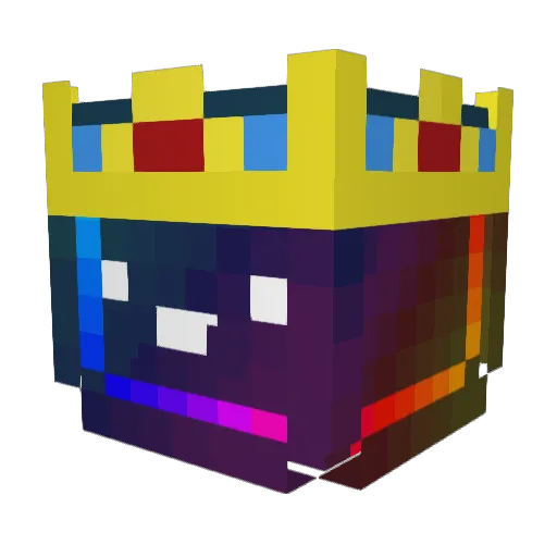 ThePurgeSenpaii Minecraft avatar head, 3D render