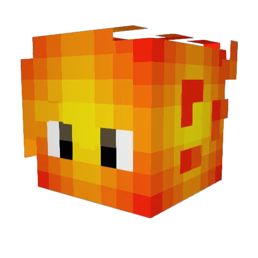 ThePyroNerd Minecraft avatar head, 3D render