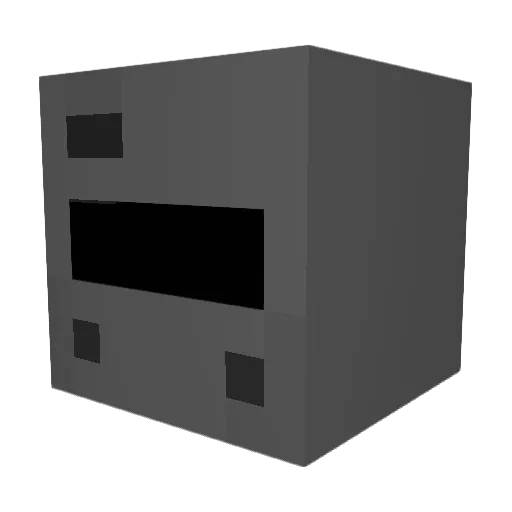 TheQueenIsDead Minecraft avatar head, 3D render