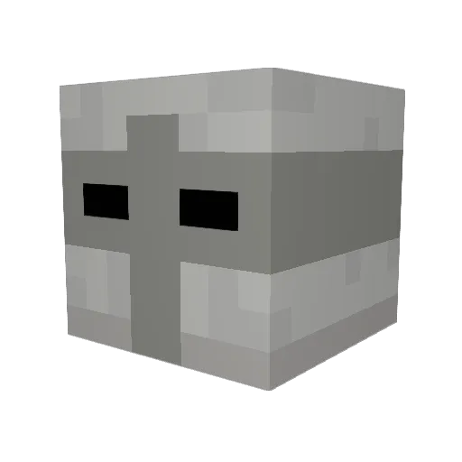 TheQuestionWhy Minecraft avatar head, 3D render