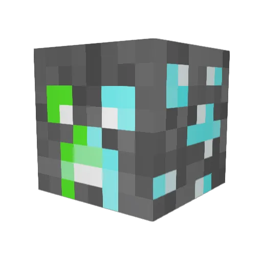 TheQuietlyLoud Minecraft avatar head, 3D render