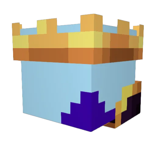 TheR3ynae Minecraft avatar head, 3D render