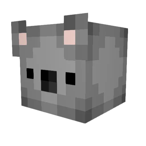 TheR4al Minecraft avatar head, 3D render