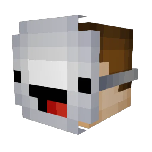 TheRK_ Minecraft avatar head, 3D render