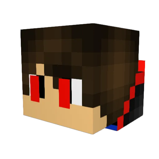TheRafa23 Minecraft avatar head, 3D render