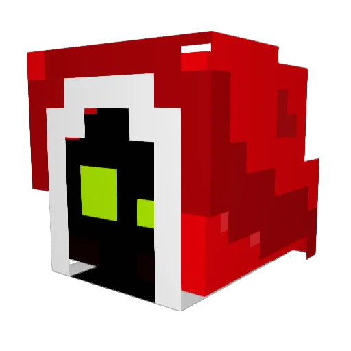TheRaindeer Minecraft avatar head, 3D render