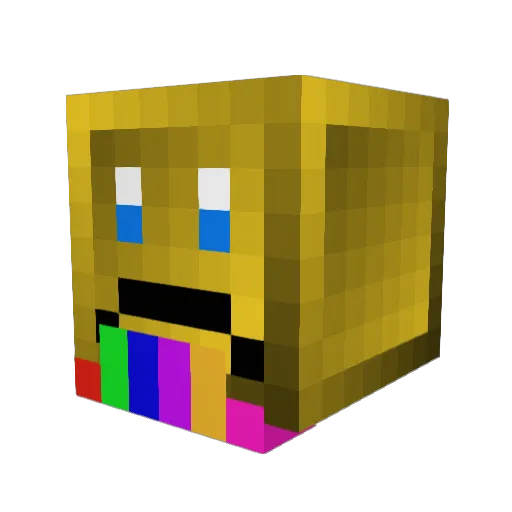 TheRamenBowl Minecraft avatar head, 3D render