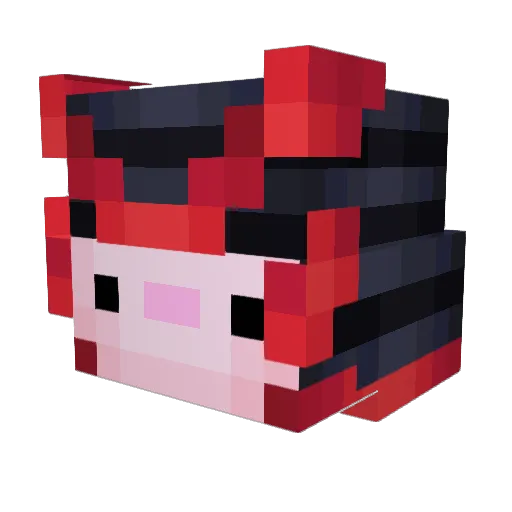 TheRaptorZoid Minecraft avatar head, 3D render