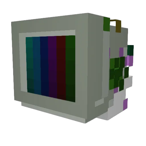 TheRat2019 Minecraft avatar head, 3D render