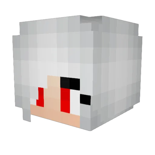 TheRatBot Minecraft avatar head, 3D render