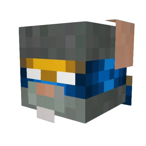 TheRatNoGive Minecraft avatar head, 3D render