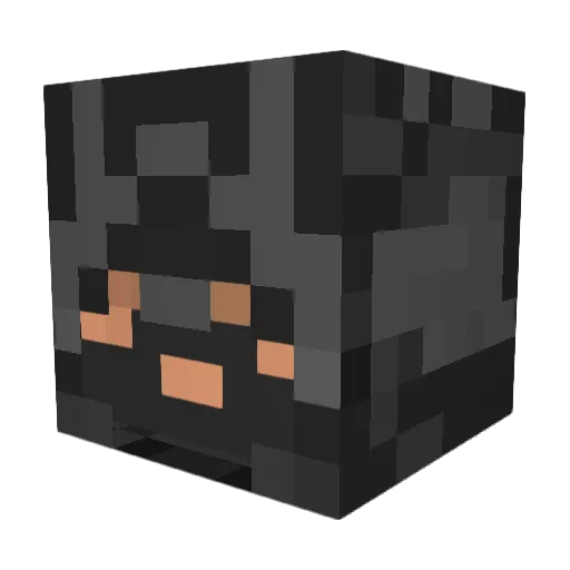 TheRavell Minecraft avatar head, 3D render