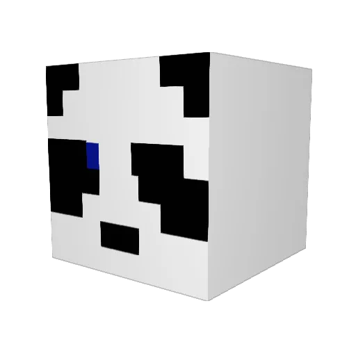 TheRealBamboo Minecraft avatar head, 3D render
