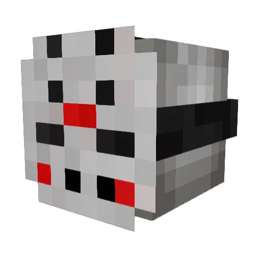 TheRealBlackIce Minecraft avatar head, 3D render