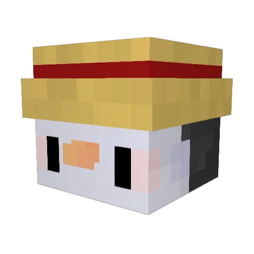 TheRealCactus88 Minecraft avatar head, 3D render