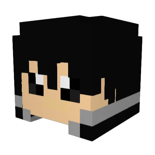 TheRealCheepie Minecraft avatar head, 3D render