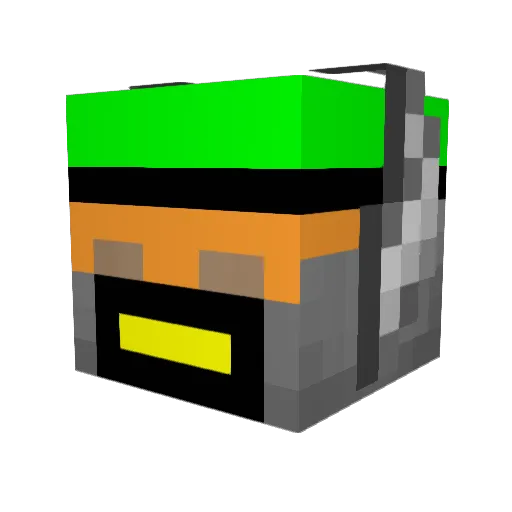 TheRealDoctorJ Minecraft avatar head, 3D render