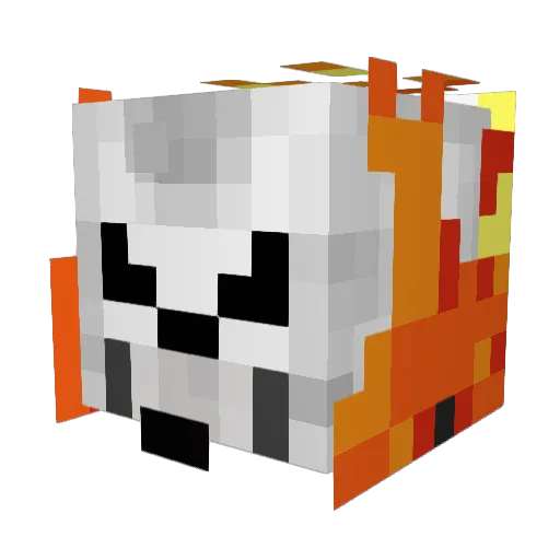 TheRealDooDoo Minecraft avatar head, 3D render