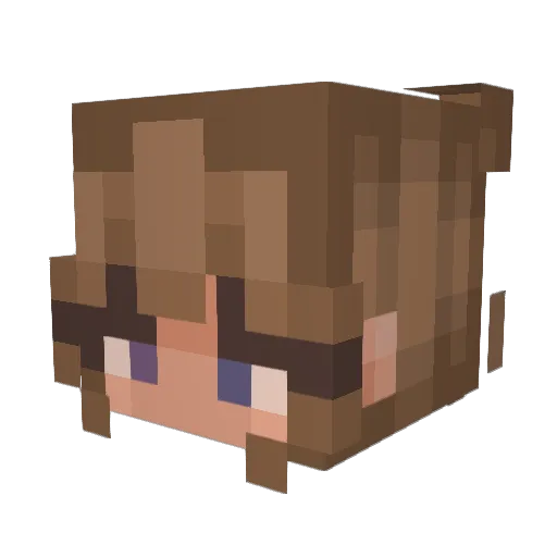 TheRealDope1225 Minecraft avatar head, 3D render