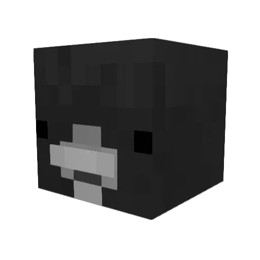 TheRealDrake66 Minecraft avatar head, 3D render