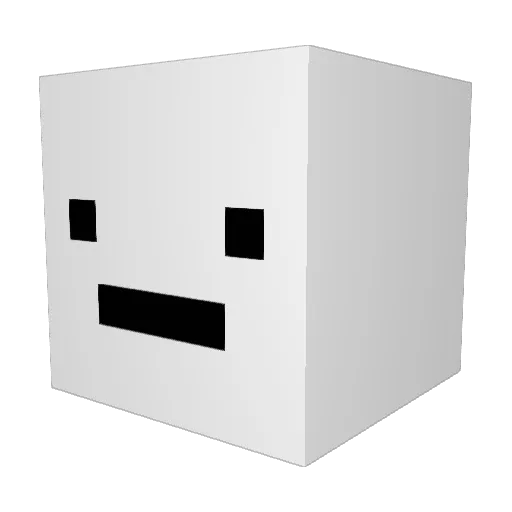 TheRealElijah Minecraft avatar head, 3D render