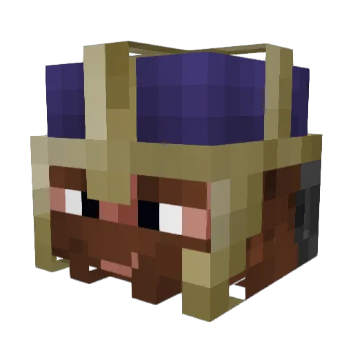 TheRealFeels69 Minecraft avatar head, 3D render