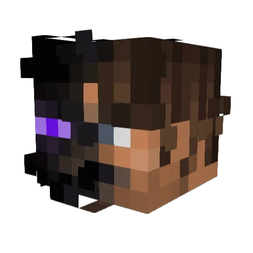 TheRealGibBy321 Minecraft avatar head, 3D render