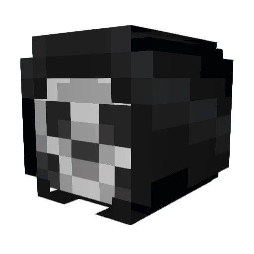 TheRealJowers Minecraft avatar head, 3D render