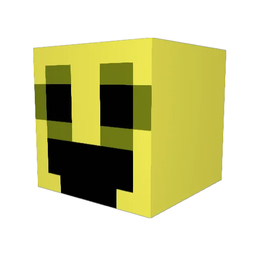 TheRealKevin2010 Minecraft avatar head, 3D render