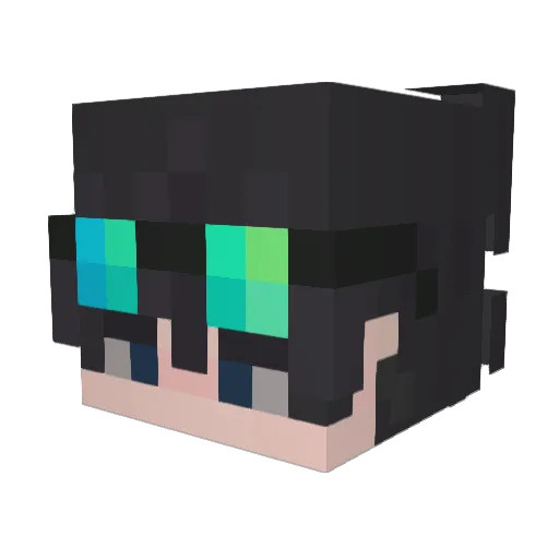 TheRealKili Minecraft avatar head, 3D render