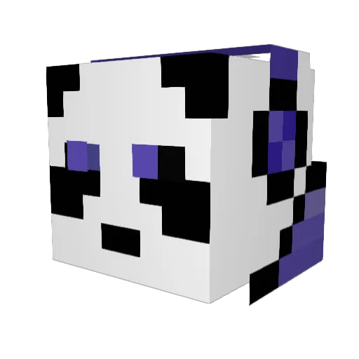TheRealKoil Minecraft avatar head, 3D render