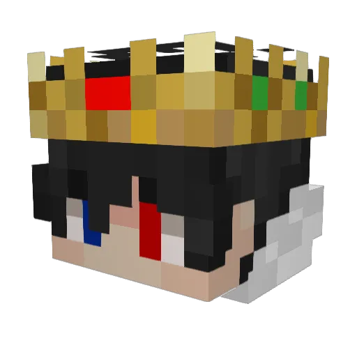 TheRealLagGod Minecraft avatar head, 3D render