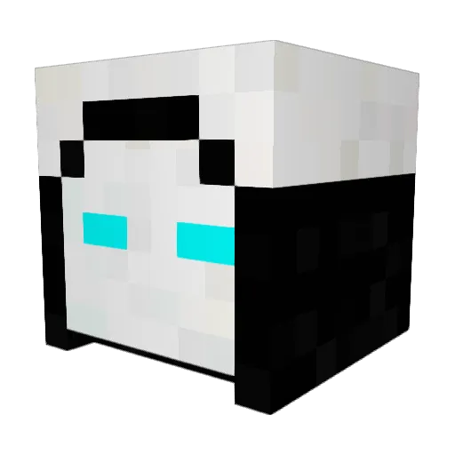 TheRealLukey Minecraft avatar head, 3D render