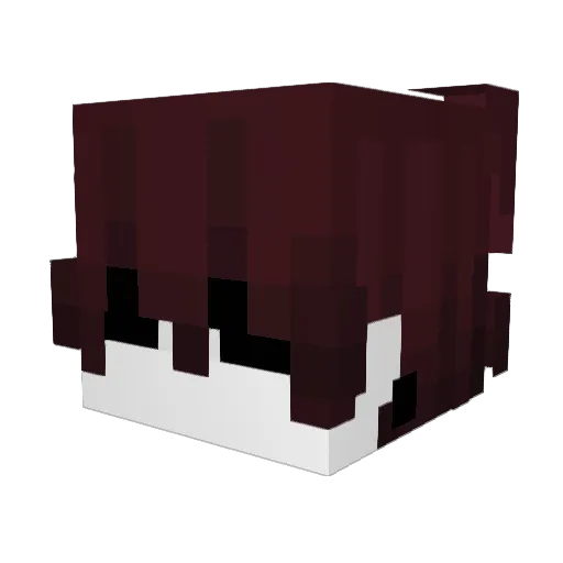 TheRealMauriceX Minecraft avatar head, 3D render