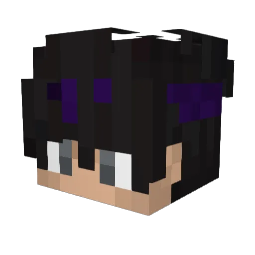 TheRealMaz Minecraft avatar head, 3D render