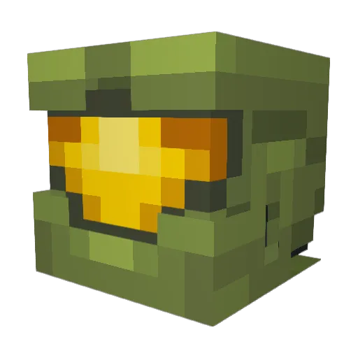 TheRealMcMurray Minecraft avatar head, 3D render