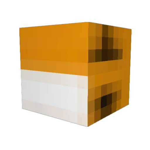 TheRealMrByrne Minecraft avatar head, 3D render