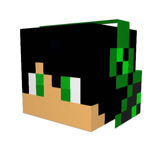 TheRealNeikoHD Minecraft avatar head, 3D render
