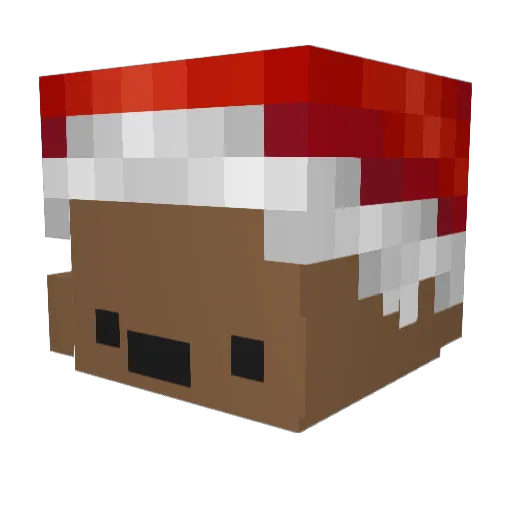 TheRealNether Minecraft avatar head, 3D render