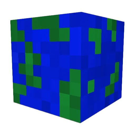 TheRealOne01 Minecraft avatar head, 3D render