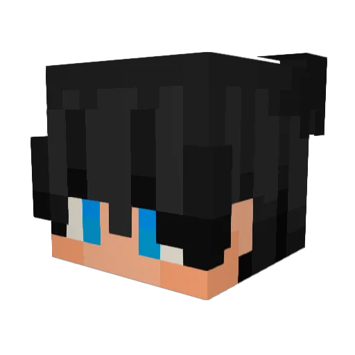TheRealRaphael Minecraft avatar head, 3D render