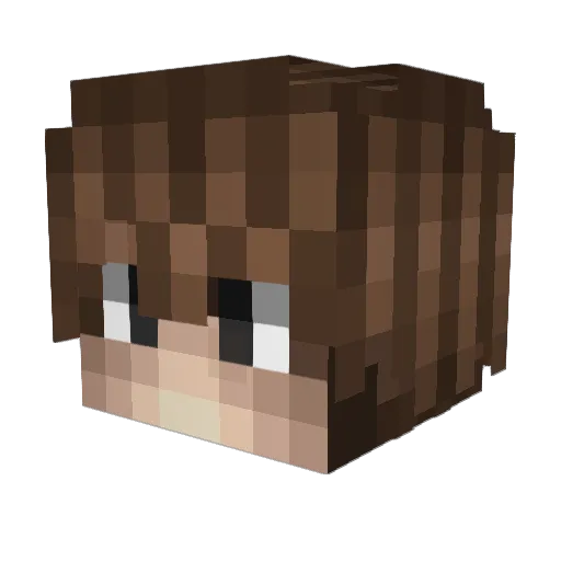 TheRealRyZe Minecraft avatar head, 3D render