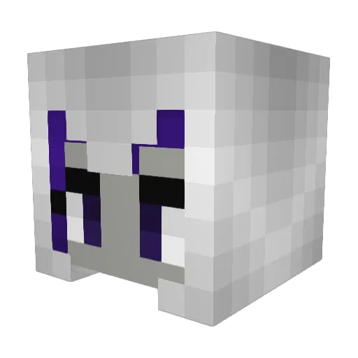 TheRealSassy Minecraft avatar head, 3D render