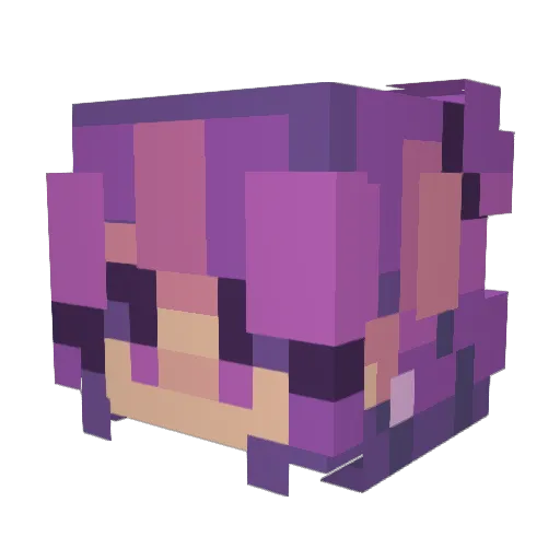 TheRealStiX Minecraft avatar head, 3D render